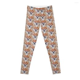 Active Pants POMERANIAN PUPPY DOG Leggings Gym For Women Golf Wear Yoga Clothes Legging