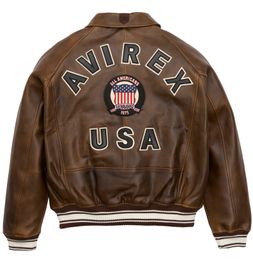 Rust Colour LIMITED EDITION CROC ICON JACKET AVIREX Lapel Sheepskin Leather Casual Athletic Coat High Quality Custom Crocodile Jacket Designer Jacket 333 221