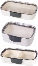 Dinnerware Air Tight Sealed Storage Container 3 Piece Set Insulated Lunch Box Bag Thermal Boxes Stitch