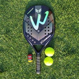 Tennis Rackets Carbon Fiber Beach Tennis Racket Educational Sports Game with Storage Bag Padd Racket for Men Women Outdoor Games Q231109