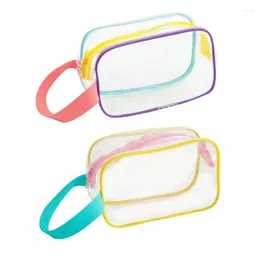 Shopping Bags Fashion Transparent Cosmetic Bag PVC Women Zipper Makeup Beauty For Case