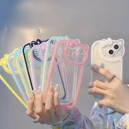 Designer Fashion Phone Case Cartoon Cute Cat Suitable for iPhone 14 13 12 Pro max 11 14 plus fall protective case