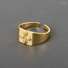 Wedding Rings Korean Open Adjustable Flower Finger For Women Ring Jewellery Valentine's Day GIFT