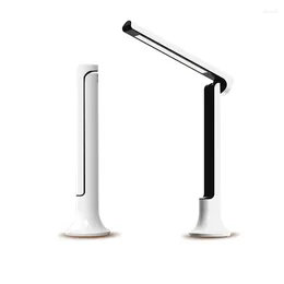 Table Lamps Folding Eye Protection Desk Light LED Three Colour Charging And Plugging Dual Purpose Learning Reading Touch Work