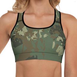 Women's Tanks 2023 Summer Women Blouse Sports Green Sexy Tank Vest Activewear Print Workout Yoga Shirt Tops Debardeur Femme