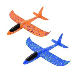 Led Flying Toys Coo Manual Foam Glider Planes 48Cm Throwing Fun Challenging Air Plane Aircraft Whirly Toy For Boys Girls Drop Deliver Amrkw