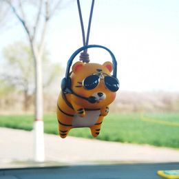 Decorations Cute Pig SwingTigger Car Accessories Interior Rearview Mirror Pendants Birthday Gift Auto Decoraction Ornament AA230407