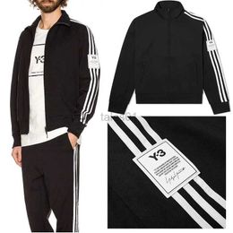 Men's Jackets Y-3 new autumn/winter jacket warm jacket men's and women's casual zipper shirt oversized loose y3 sweatshirt winter jacket menzln231108