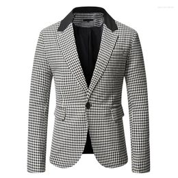 Men's Suits Men Slim Business Casual Blazer Notched Lapel Lightweight And Breathable Sport Jacket