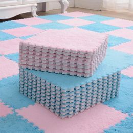 Baby Rugs Playmats QWZ 10Pcs/Lot Children's Mat Baby Toys Plush Play Mat EVA Foam Developing Mat Puzzle Kids Soft Floor Rug Game Crawling Playmat 231108