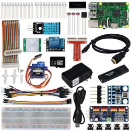 Freeshipping The Lastest Raspberry Pi 3 Internet Of Things IOT Complete Starter Kit with RPi3 Model B Board (23 items) Mrgpn
