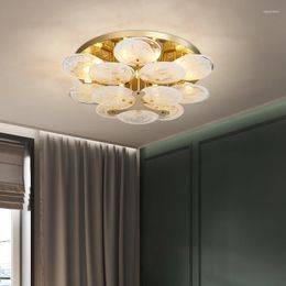 Ceiling Lights Postmodern Light Luxury American Crystal Villa Living Room Nordic Hong Kong-style Bedroom Personality Simple Chandelier