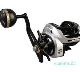 Wide body Sea fishing Baitcasting reel Carbon frame 16kg braking force Deep line cup offshore Boat fishing reel