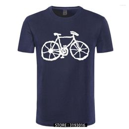 Men's T Shirts Cycl Bicycle T-Shirts Brand Casual Streetwear Harajuku Christmas Day Tshirt Fashion O-Neck Mens Clothing