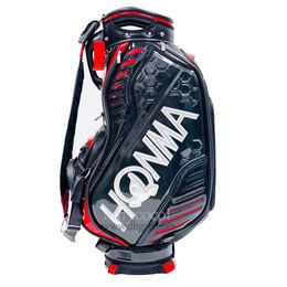 New Men Golf Bag PU HONMA Golf Cart bag black or White in choice 9.5 Inch Golf Clubs Standard Ball Bag and Bag cover Free Shipping