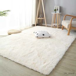 Carpets Long Plush Carpet For Living Room Modern Sofa Mat Fluffy Children Bedroom Bedside Rugs Grey Kids Crawling Cushion