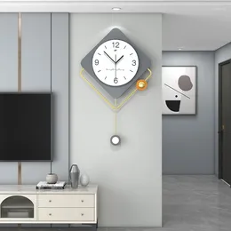 Wall Clocks Modern Luxury Clock Living Room Fashion Creative Nordic Mechanism Minimalist Bedroom Reloj De Pared
