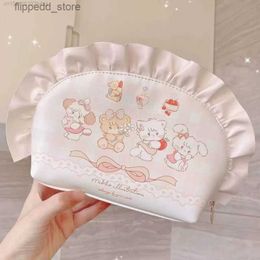Cosmetic Bags Y 2k Kawaii Mini Makeup Bag Cute Cartoon Aesthetic Clutch Bag 2023 New Japanese Dumpling Purses Bag Female Tote Luxury Handbag Q231108