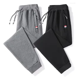 Men's Pants High Quality Casual Sport Warm Thick Imitation Cotton Drawstring Pocket Work Sweatpants Large Size Jogging 8Xl