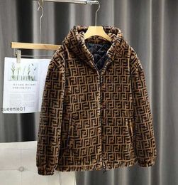 23fs Winter Fleece Long Sleeve Men Designer Jacket Thick Hooded Coats