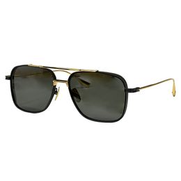 AN DITA GG DTS142 sunglasses for men mens sunglasses for women metal retro eyewear uv400 high quality sunwear beach black frame hot selling come with original case