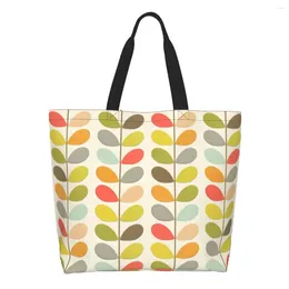 Shopping Bags Funny Orla Kiely Tote Bag Recycling Scandinavian Flowers Multi Stem Canvas Groceries Shopper Shoulder