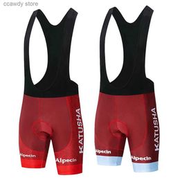 Men's Shorts KATUSHA Summer Cycling Shorts 20D Gel Pad Cycling Short Pants Mountain Bike Shorts Cycling Clothing Bicyc Clothes T231107