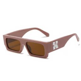 Fashion Sunglasses Frames Offs Luxury Style Square Sunglass Arrow x White Black Frame Eyewear Trend Sun Glasses Bright Ssxri