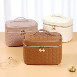 Cosmetic Bags Cases Toiletry Cosmeticcase Women Makeup Box Female Bag Luxury Organiser PU For Pouch Bags Travel Lady Storage Toiletry Up Make Kit 231108