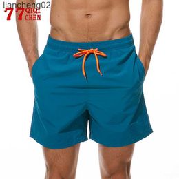 Men's Shorts Mens Beach Board Shorts Quick Dry Mesh Lining Swimwear Swim Trunks Short Pants Running Sports Casual Breathable Shorts Summer W0408