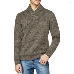 Men's Sweaters Plus Size Half Turtleneck Sweater Warm Slim Fit Breathable Fabric Long Sleeve Autumn Winter Pullover