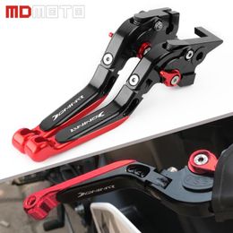 Motorcycle Brakes With Logo Dominar CNC Aluminum Folding Extendable Brake Clutch Lever For Bajaj 400 2023-2023 Accessories
