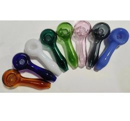 4.3inch Pyrex Glass Pipe Weight 30g 60g choose Snowflakes Smoking Tobacco hand Pipes cigarette filter oil Burners Bowl 4 Styles