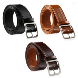 Belts For Women Ladies Square Buckle Pin Chic Jeans Black Belt PU Leather Female Waistband