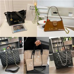 Designer Bag Medium to Large Size Women's Fashion Shoulder Bag Handbag Letter Printed Composite Chain 23 Luxury New Fashion Woven Style with Outer Bag