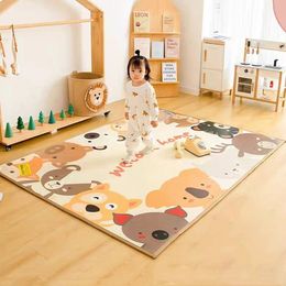 Baby Rugs Playmats Thicken 1cm Baby Foam Crawling Mat Children EVA Educational Toys Kids Soft Floor Game Mat Chain Fitness Gym Game Carpet 231108