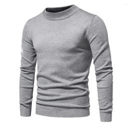 Men's Sweaters Autumn And Winter Thickened Sweater Warm In The Collar Slim Versatile Multi-color Knitwear Mens Clothing