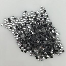 1440Pcs 6SS 2MM Crystal Strass DMC Fix Rhinestone Iron On fix Stones SS6 Silver201b