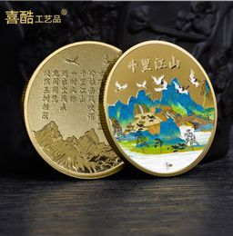 Arts and Crafts Colour printed commemorative coin