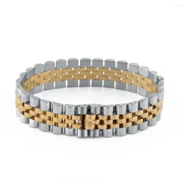 Bangle Punk Style Stainless Steel Bracelets Fashion Crown Men Women Bangles Chain Link Pulseira Lover's Jewellery