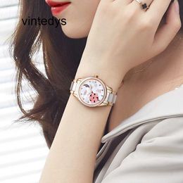 Quartz Watch High Precision Love with Temperament Ladies Fashion Trend Mechanical Watch Waterproof 9073/9075