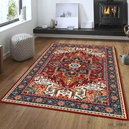 Carpets 40X120CM Retro Style Printed Carpet Bedroom Living Room Light Luxury Carpets Bottom Slip And Wear-resistant