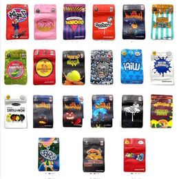 20 type print Backpack boyz mylar bags matte stand up pouch plastic packaging bag with child proof zipper 35 g Rvpwv