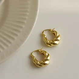 Hoop Earrings Fashion Gold Colour For Women Simple Round Circle Huggies Ear Earring Accessories Eh111