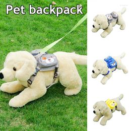 Dog Collars Large-capacity Puppy Storage Bag Universal Cute School Portable Simple All- Traction Pet Backpacks