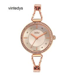 Quartz Watch High Precision Trendy Fashion Watch Simple Steel Wire Strap Bracelet Women's