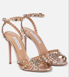 23s/s aquazzura tequila sandal sommer sommer weiße sandals konzert kristallschuhe perfekte lady High heels farthochzeit Hochzeit