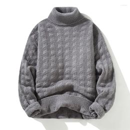 Men's Sweaters 2023 Winter High Quality Thick Warm Mens Long Sleeve Turtleneck Sweater Men Clothing Casual Male Christmas Pullover