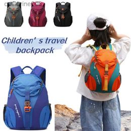 Backpacks Kids Outdoor Hiking Backpack Lightweight Nylon Waterproof School Bag Girls Boys Large Capacity Leisure Travel Mountaineering BagL231108