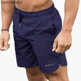 Men's Shorts 2020 New Men Gyms Fitness Loose Shorts Bodybuilding Joggers Summer Quick-dry Cool Short Pants Male Casual Beach Brand Sweatpants W0408